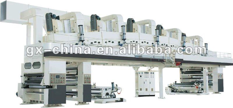 Flexible package coating machine