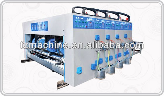 Flexo Corrugated Paperboard Printing Slotting And Die Cutting Machine