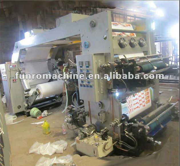 flexo printing machine-four colors paper printing machine