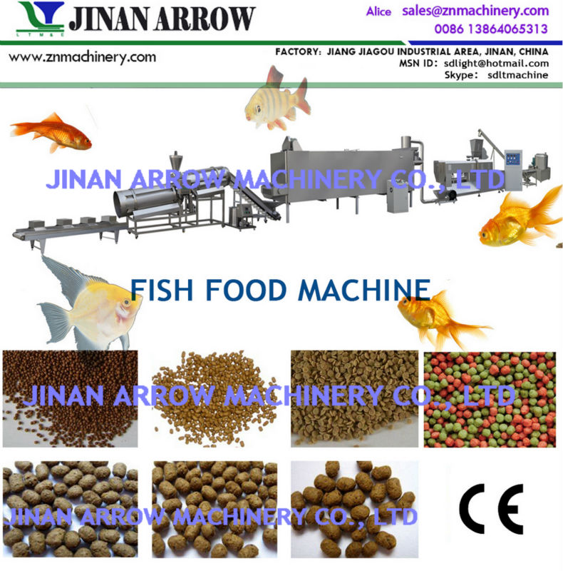 floating fish feed pellet machine