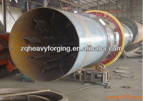 Fly ash drying system, fly ash drum dryer