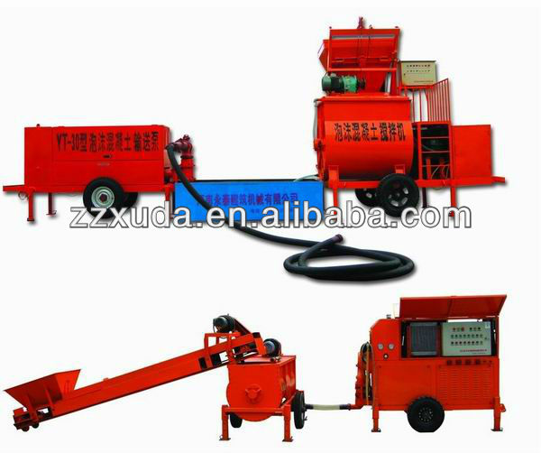 Foam concrete machine