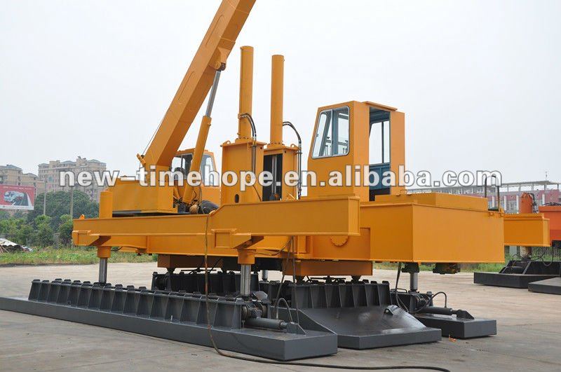 Foundation construction piling machine