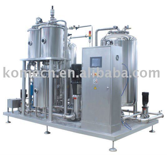 Four barrels carbonated drinks making machine