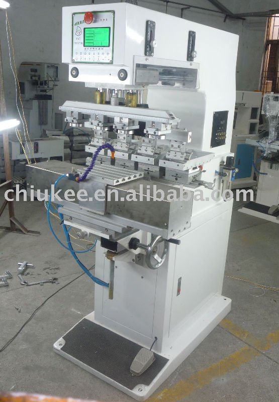 four color pad printing machine with shuttle