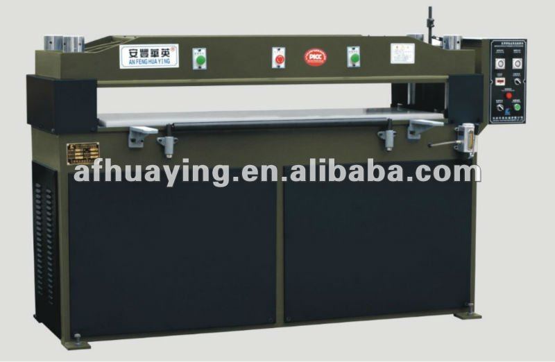 Four-column hydraulic pressure leather cutting machine