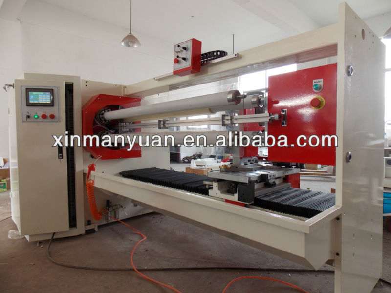 Four Shaft BOPP,Masking Adhesive Tape Slitter Machine(Tape Roll to Roll Slitter)