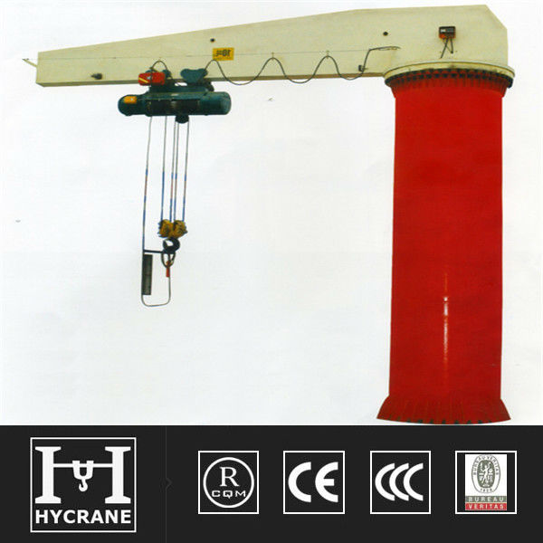 Free slewing pedestal columned 7 ton jib crane