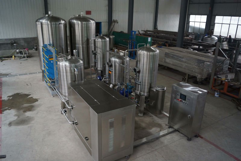 Freezing filter machine