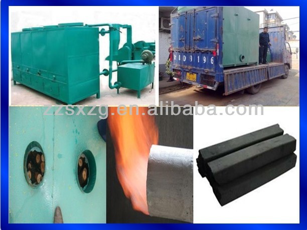 friendly-environment activated sawdust briquette carbonization furnace