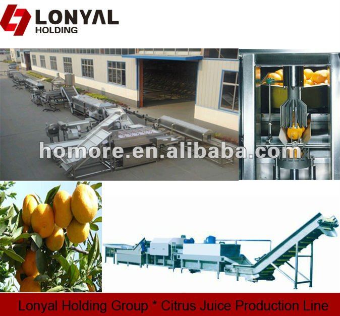 fruit and citrus orange concentrated juice production line