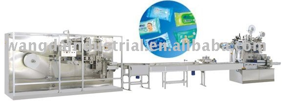Full Auto Wet Tissue Folding and Packing Machine (5-20 pieces per package)