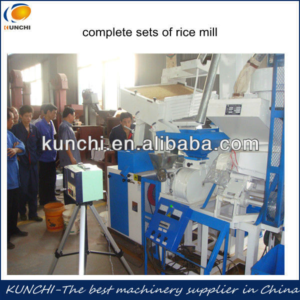 Full automatic complete sets rice mill machine/ rice milling plant with water plisher