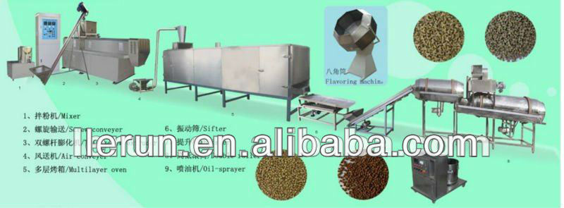 full-automatic floating fish feed pellet making machine