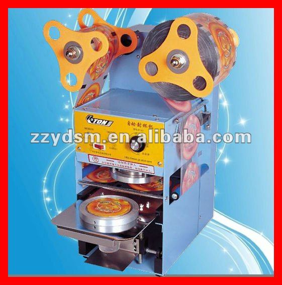 full automatic plastic drink cup sealing machine