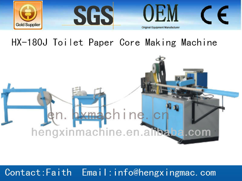 Full automatic Toilet Core Roll Machine