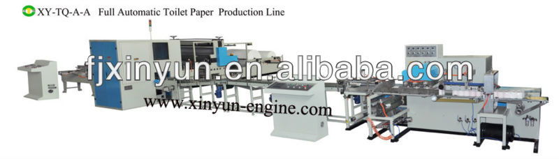 Full automatic toilet paper machine production line