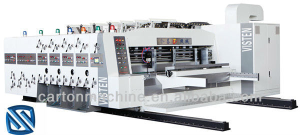 Full-computer flexo high speed fexo printing & slotting &die cutting