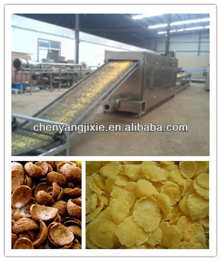 Fully Automatic cereal kelloggs corn flakes production line with CE