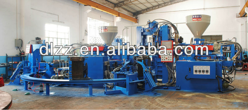Fully automatic pvc rain boots injection moulding machine