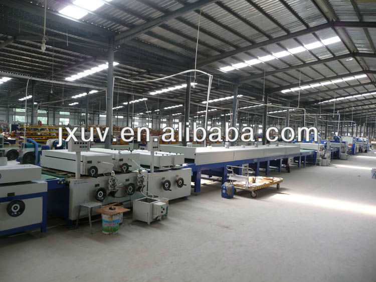 Furniture / Decorative Panel / Celling / Kitchen Cabinet / Door UV Production Coating Line