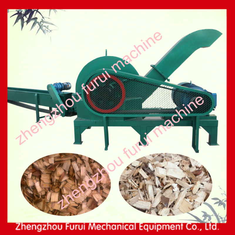 Furui easy operation veneer wood chipper machine/high capacity self feeding wood chipper