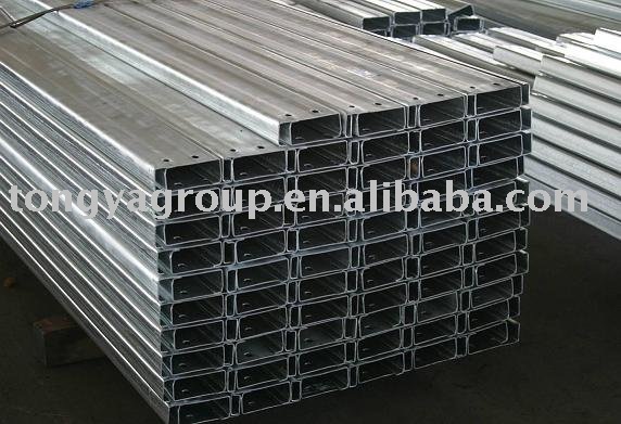 Galvanized C purlin