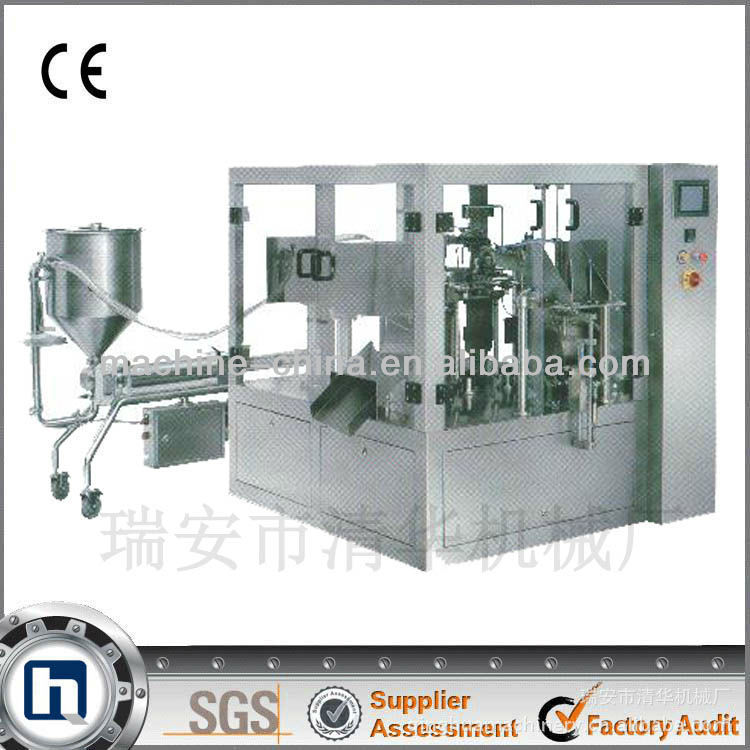 GD8-200Y spout pouch filling and capping machine triangle pouch packing machine spout pouch machine