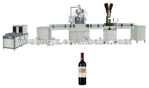 GFP Series Production Line of Wine Washing Filling & Sealing), beverage filling machine,bottling equipment