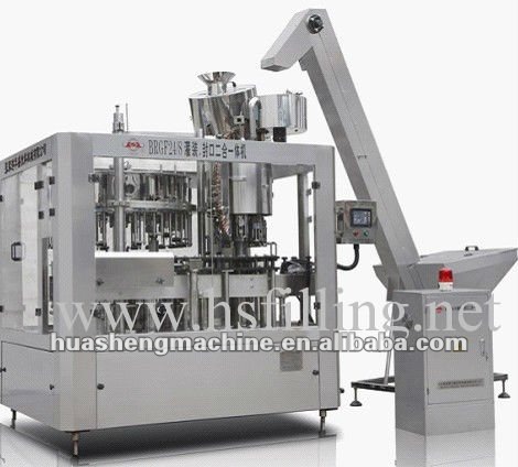 Glass Bottle Filling and capping machine(2-in-1, wine, liquor, juice, carbonated)