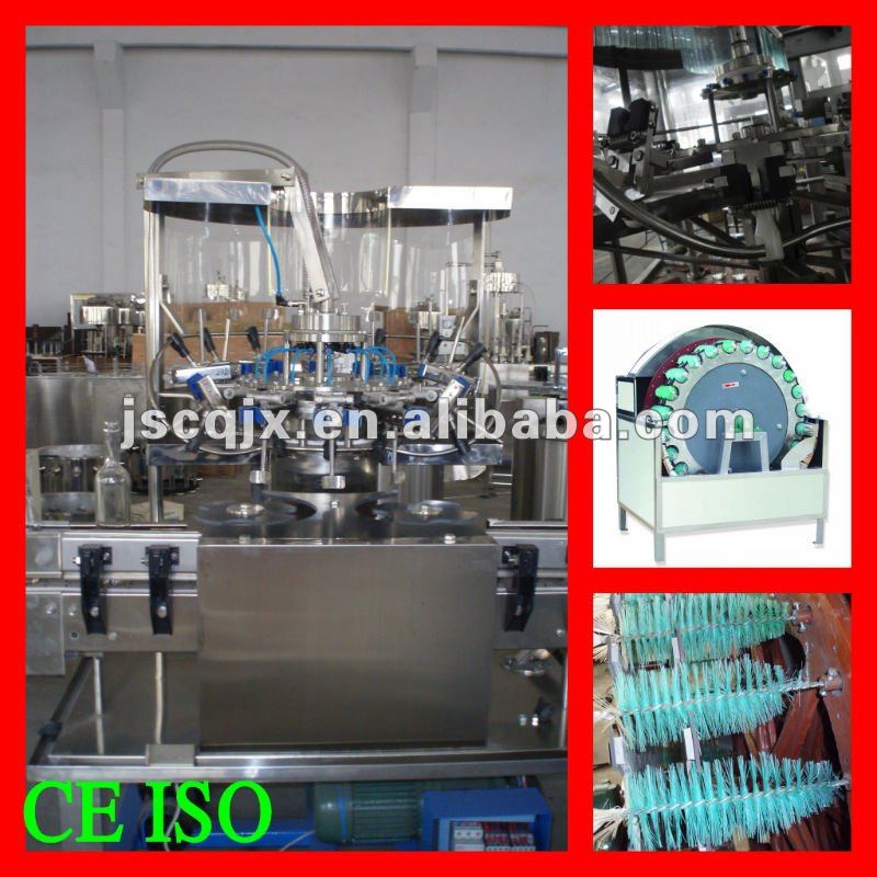 glass bottle rinsing machine