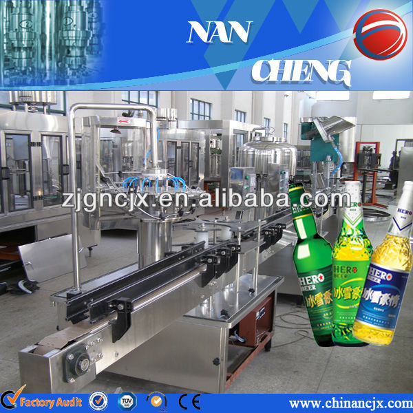 glass bottled soft drink filling machine