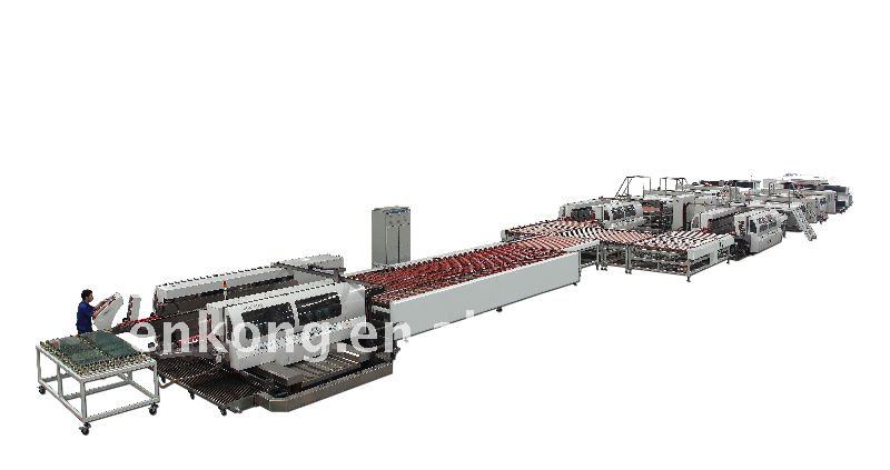 glass double edging production line