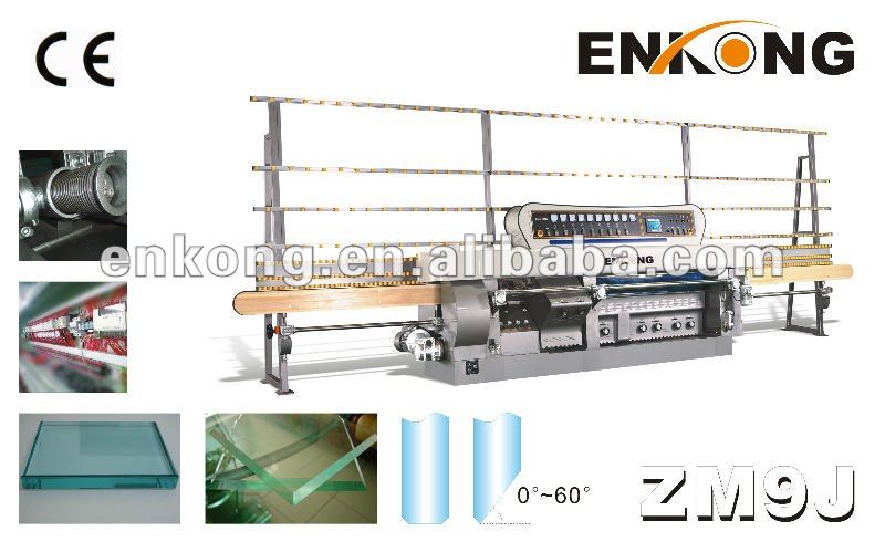 glass flat edger and variable miter edging machine