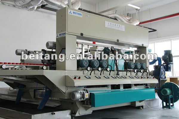 Glass polishing machine