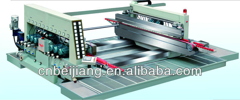 glass straight line double edging machine