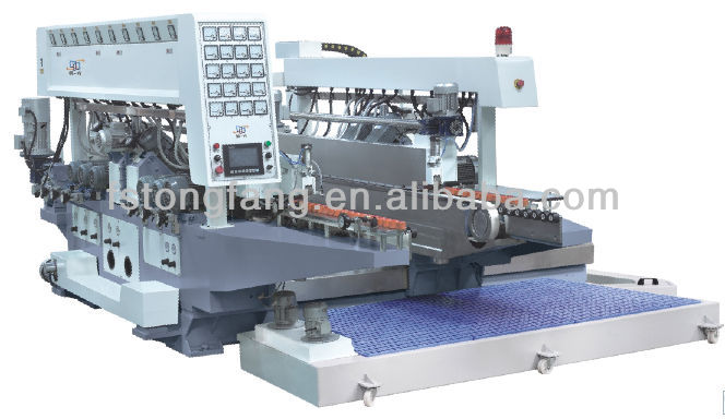 Glass straight line double edging machine