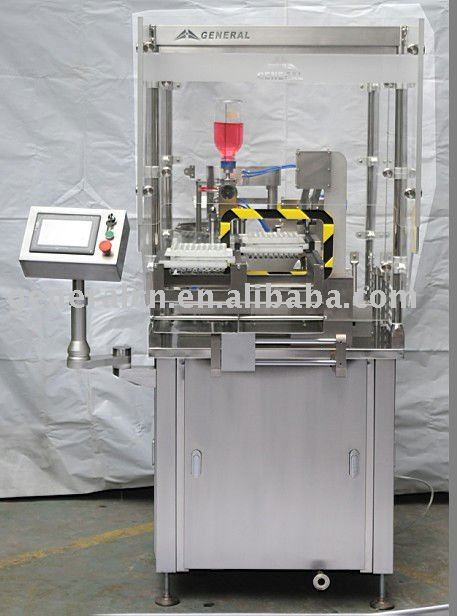 glass syringes filling and closing machine