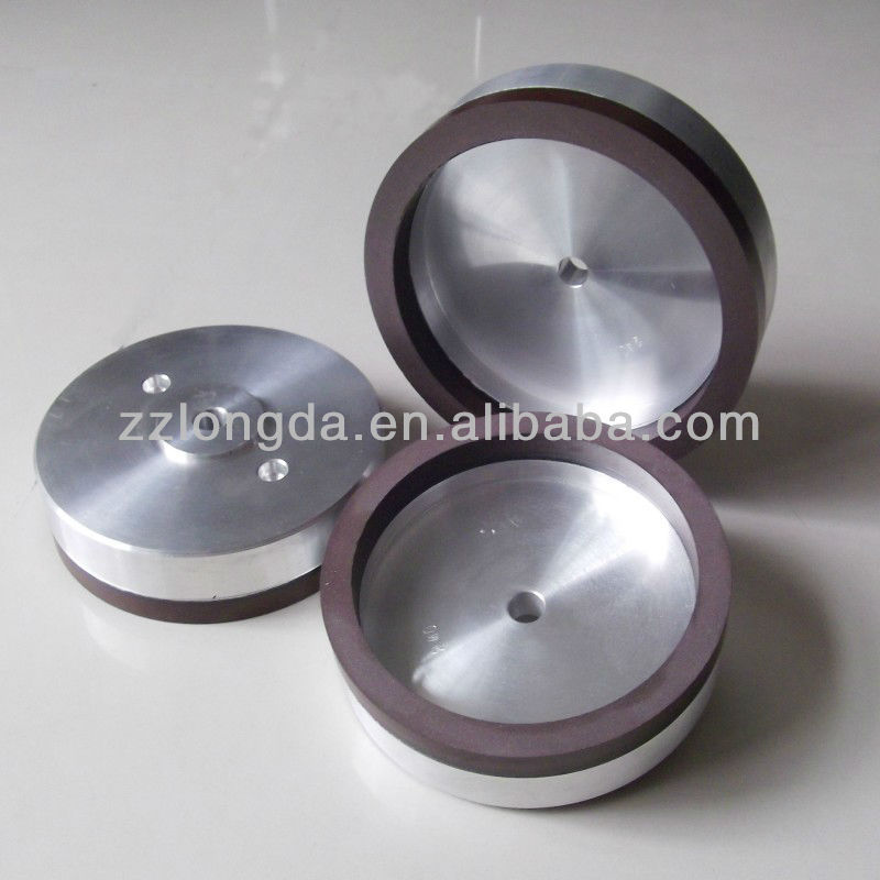 Glass useing diamond resin polishing wheel