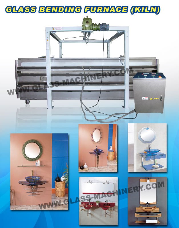 glass washing basin making machine