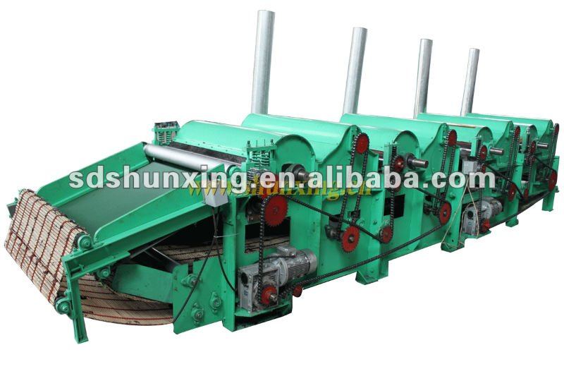 GM-400-4 Fabric/Yarn/Textile/cotton/wool Waste Cleaning Machine GM-400-4 GM-400-4 Fabric/Yarn/Textile/cotton/wool Waste Cleaning Machine