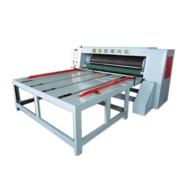 GM corrugated semi-auto rotary die cutting machine (forming box shape )