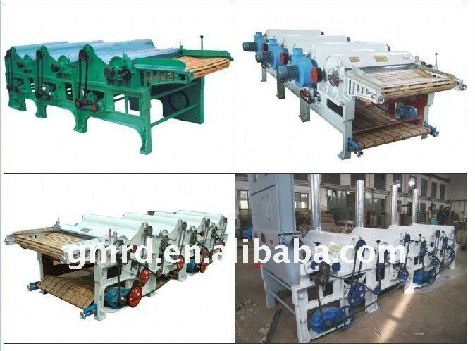 GM400-4 four rollers waste fabric recycling machine