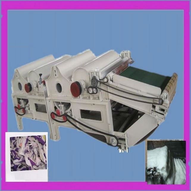 GM400 Two Cylinder Fabric Waste Recycling Machine