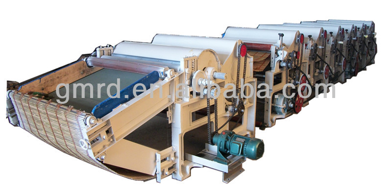 GM510 five rollers textile waste recycling machine GM510 GM510 five rollers textile waste recycling machine
