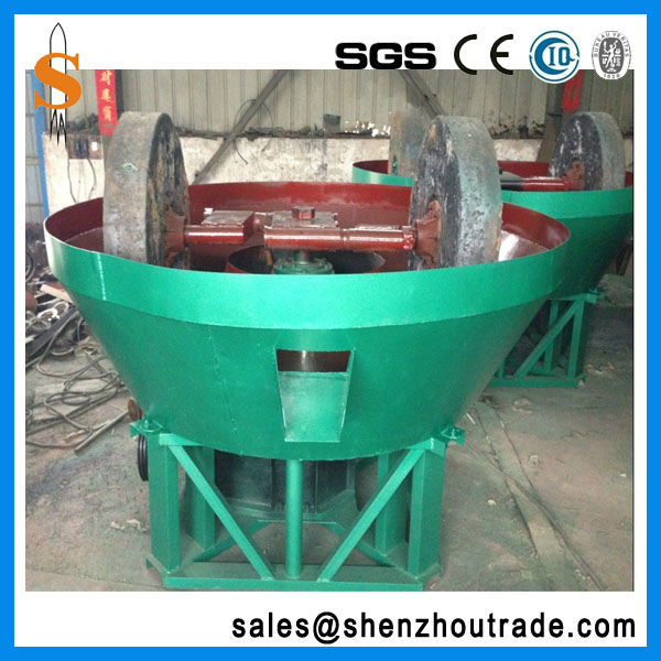 gold grinding machine wet pan mill Type-1000,1100,1200,1300,1400,1500,1600 gold grinding machine wet pan mill