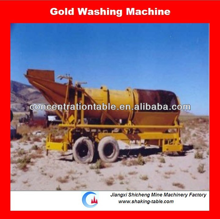 Gold Trommel for alluvial washing 150tph