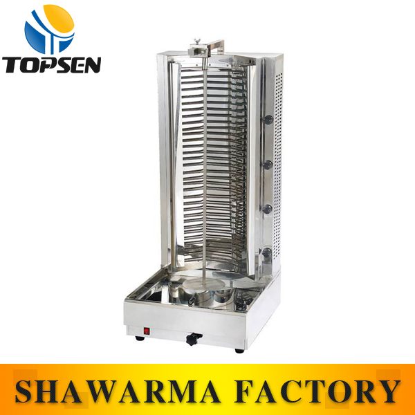 Good Adjustable electric stainless steel chicken shawarma machine machine