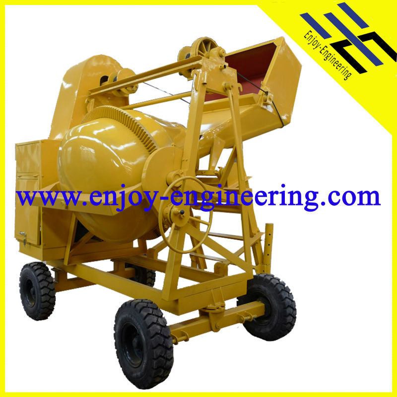 good finishing diesel engine concrete mixer machine