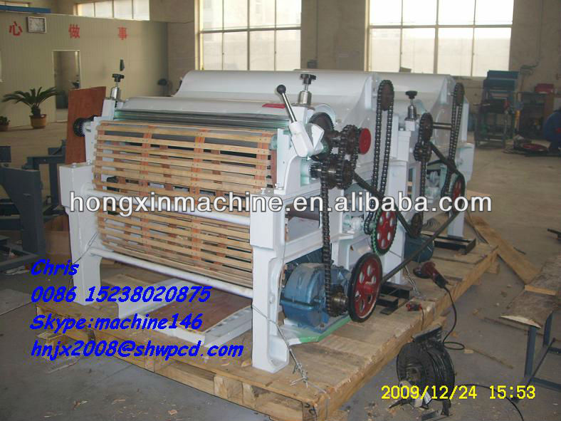 good quality fabric tearing machine/waste fabric recycling machine